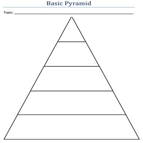 Pyramid Graphic Organizer Template